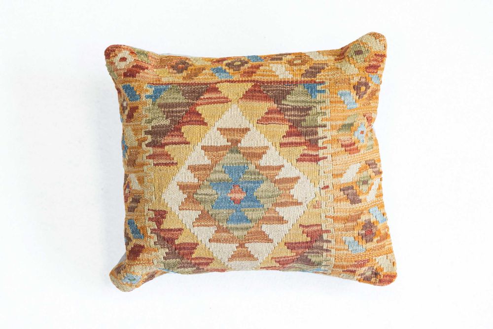 almofada kilim afegão manual