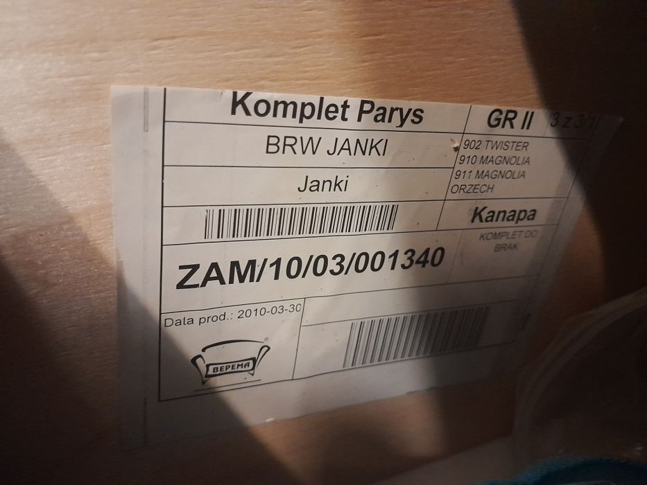 Oddam łóżko firmy Parys BRW Janki