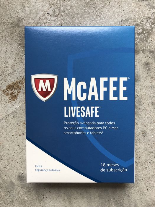 McAfee LiveSafe Antivirus 18 months64584418162562120