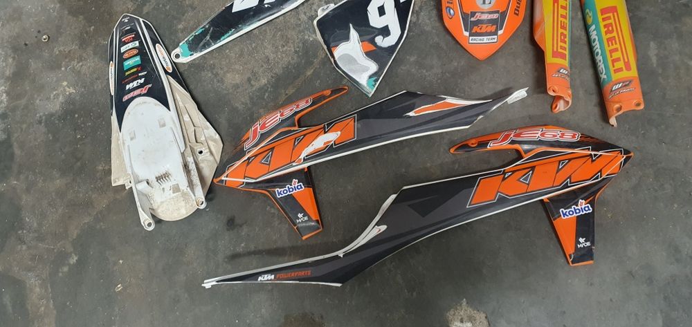 Komplet Plastików Ktm Sx 125 sx 150 sxf 250 sxf 450 Błotnik boczek bok