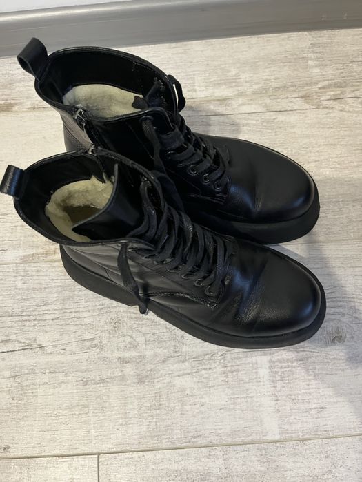 Шкіряні зимові жіночі черевики