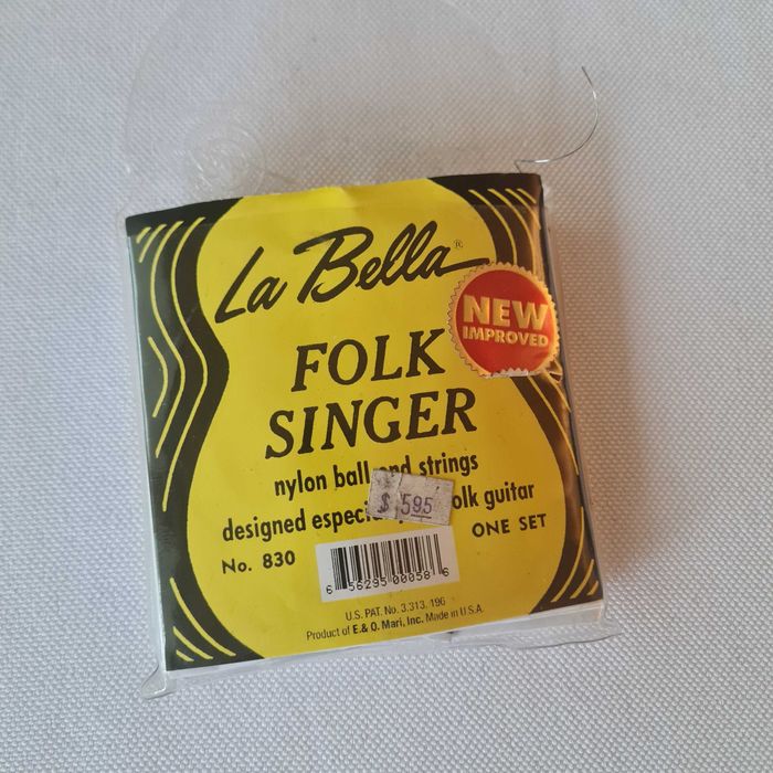 Struny do gitary la bella 830 folk singer nylonowe