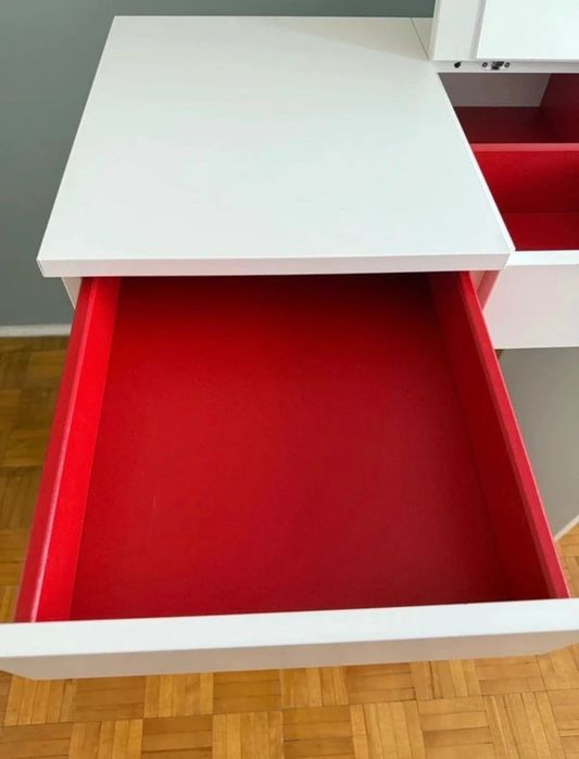 Toaletka IKEA + lustro IKEA