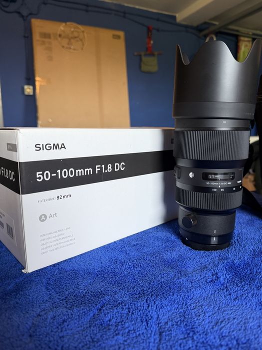 Sigma art 50-100 1,8 canon ef-s
