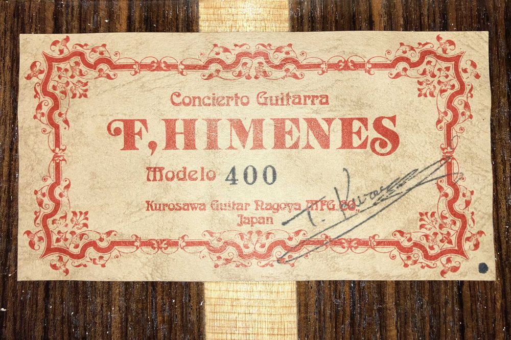 gitara klasyczna F,HIMENES modelo 400