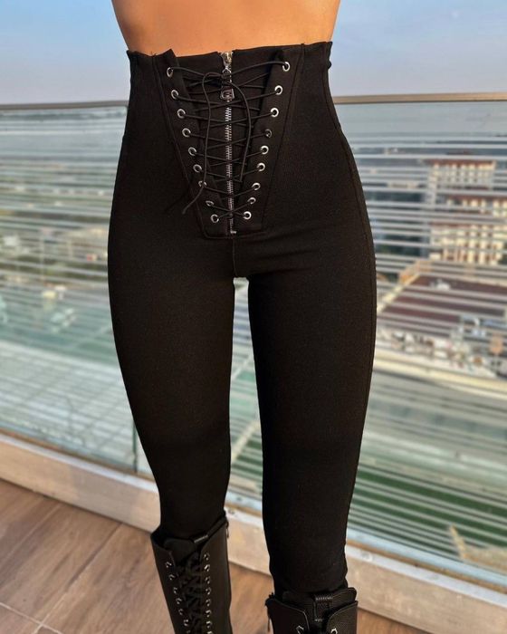 Лосини зі шнурівкою! Легінси з моделюючим ефектом, леггинсы