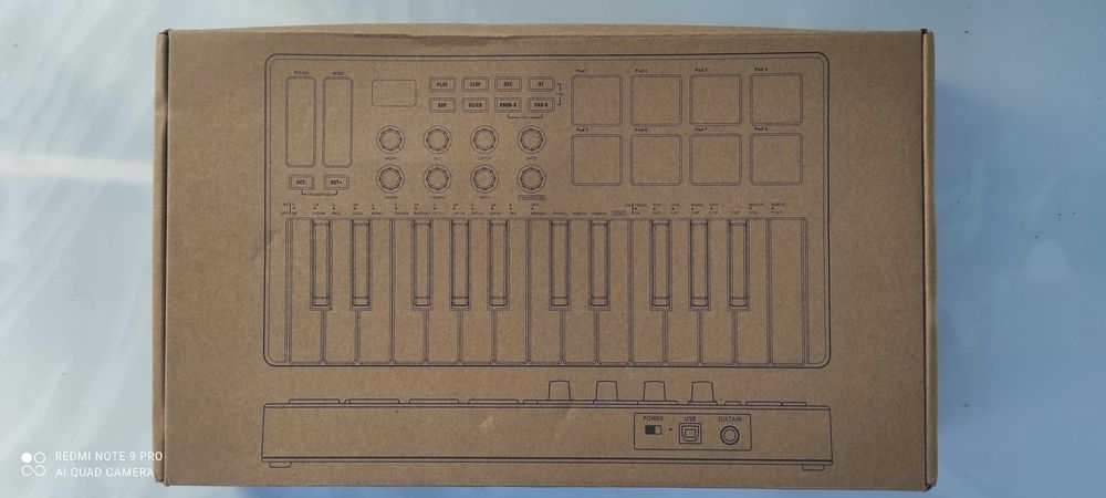 Міді-клавіатура MIDI-контролер M-VAVE SMK-25 Bluetooth