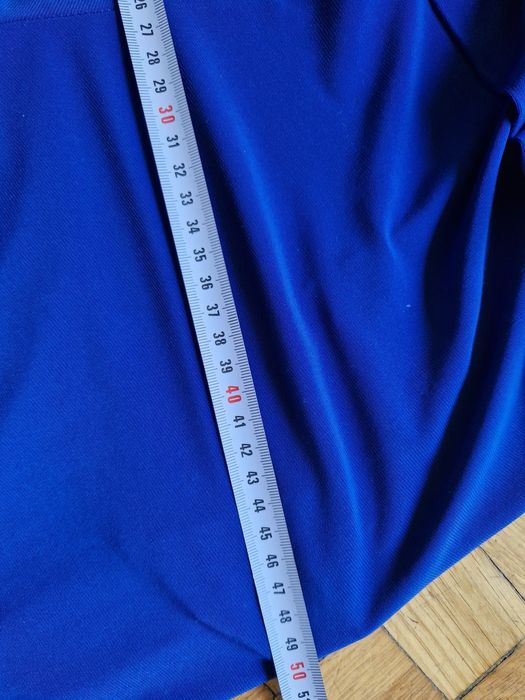elegancki damski szafirowy kombinezon