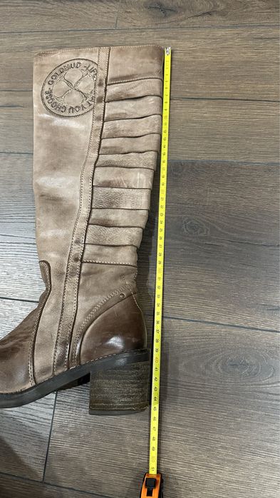 Сапоги шкіряні жіночі