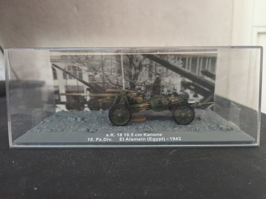 Miniatura Modelo anti tanque Alemão em caixa
