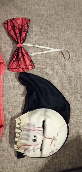 Halloween maska kamizelka i mucha męskie
