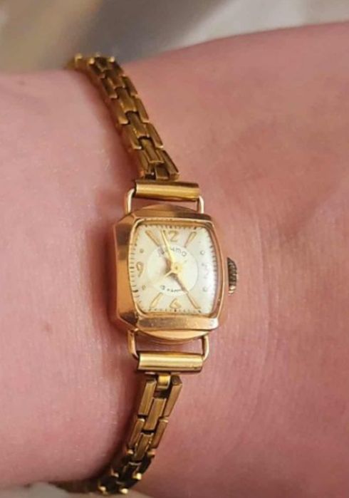 Часы золотые женские "Мечта" 1963 г.(винтаж)