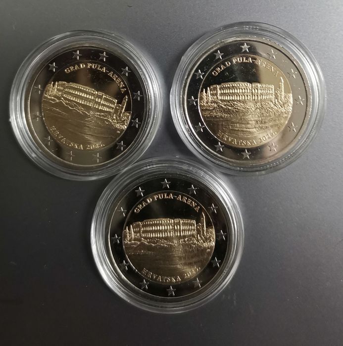 Croácia 2025 - Moeda comemorativa de 2€ UNC em cápsula