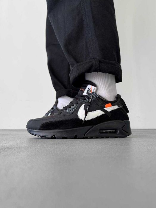 !WOW! Nike Air Max x OFF-White 90 GPX Black 39 40 41 42 43 44 45