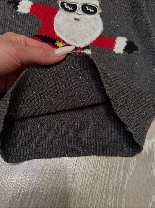 ‼️ новорічний светр Next 104 3 4 р кофта для фотосесіі теплий