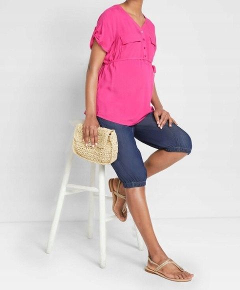 B.P.C spodnie jeansowe 3/4 rybaczki 40.