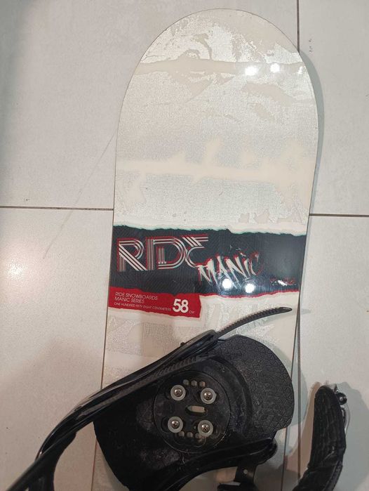 Snowboard deska RIDE Manic 158 cm + wiązanie Burton Custom używane