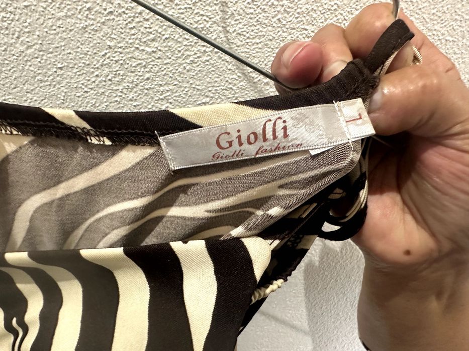 Vestido Castanho/Bege como NOVO L