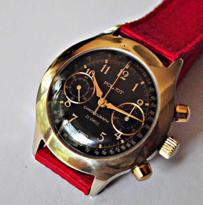 Ładny Poljot chronograf 3133 23 kamienie !