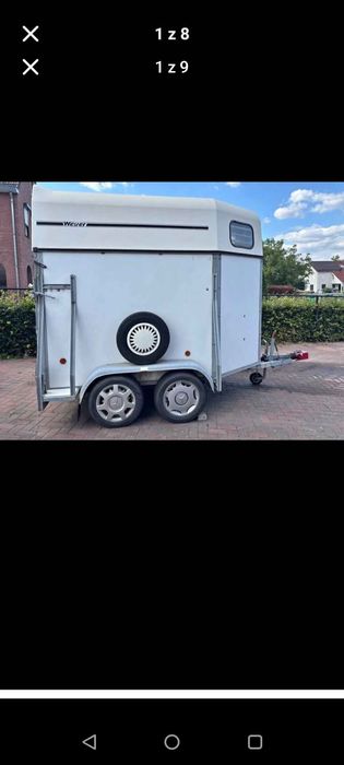 Przyczepa konna, 1,5 konia Weijer