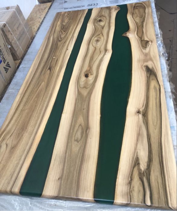 Столи Луцьк.Журнальні столи з натурального дерева та епоксидної смоли!