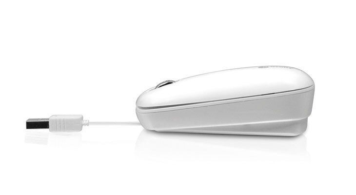 Macally - Retractable Optical Mouse64741103360898124