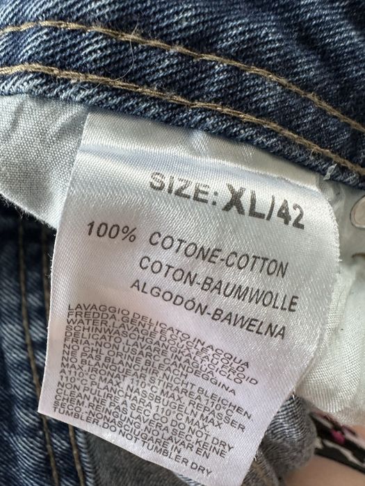 Spodnie jeansowe szerokie nogawki rozmiar xl