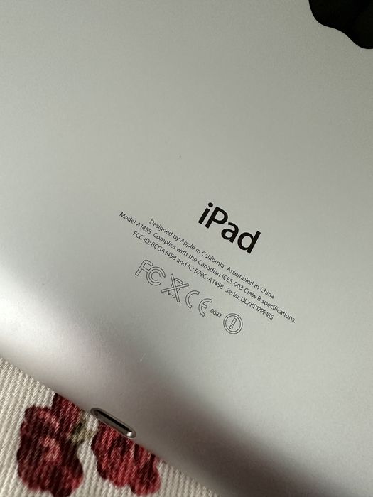 iPad A1458 ano 201264284405170049125