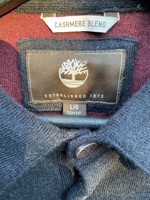 Sweter męski granatowy z kaszmirem