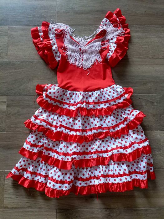 Strój Hiszpanki Flamenco rozm 122