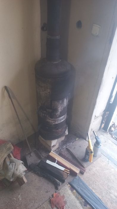 Продам буржуйку с газового баллона