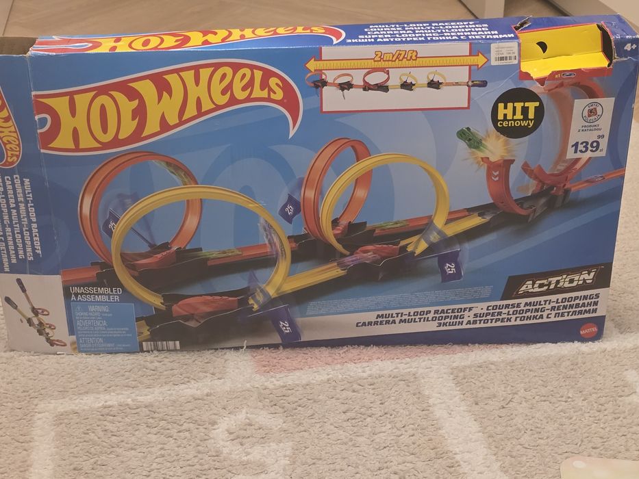 Hotwheels tor samochodowy