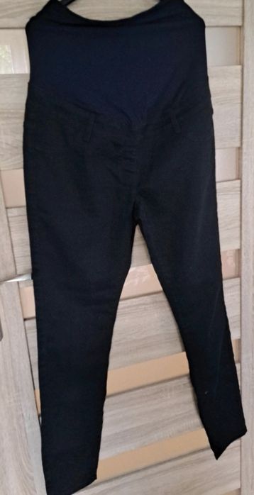 Spodnie Jeans z pasem ciążowym 40