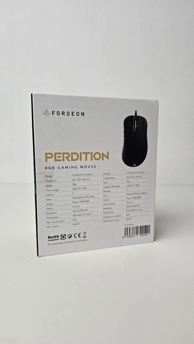 Rato Gaming RGB Forgeon Perdition Novo