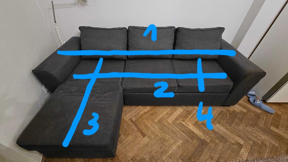 Sofa rozkładana Agata Meble