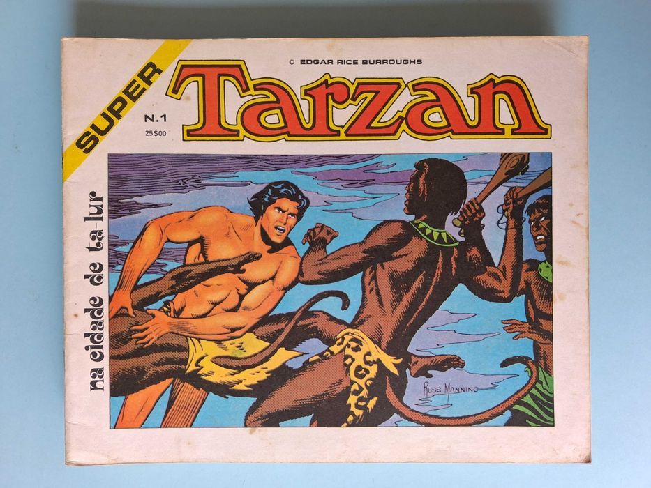TARZAN [Super] coleção 7 volumes + Álbum Tarzan "O Berço dos Deuses" (1977)