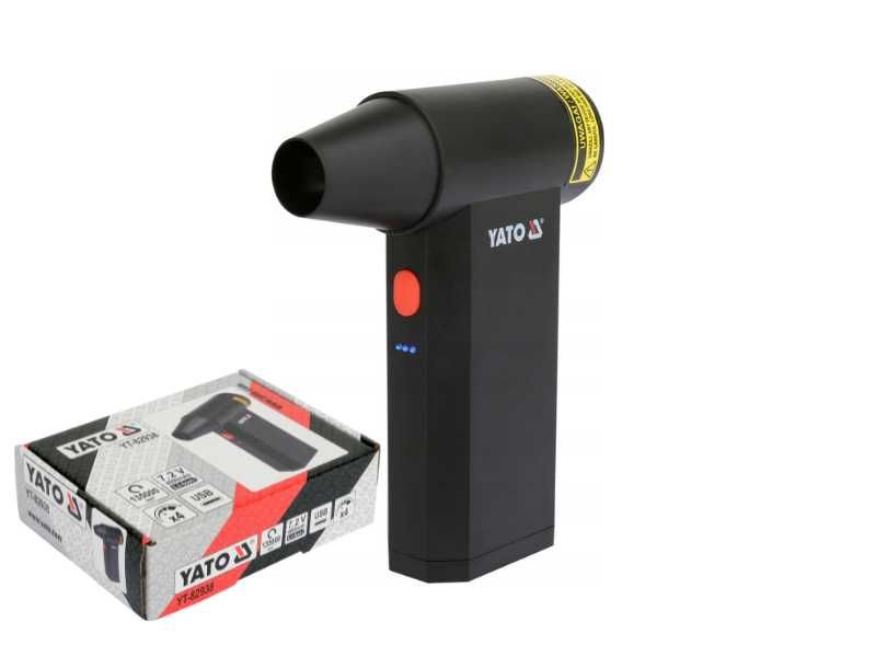 Yato Bezprzewodowa dmuchawa elektryczna mini 180 W 4 biegi TURBO MOC