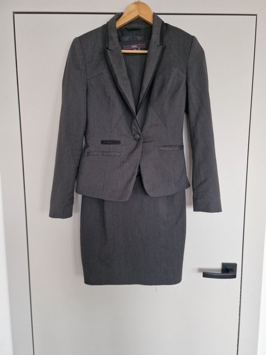 Garnitur sukienka marynarka żakiet next spódnica 36 S 38