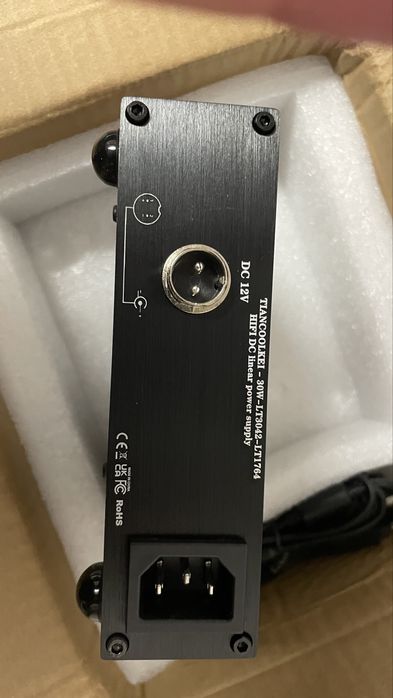 Fonte linear hifi 12v 2.5A ultra silenciosa