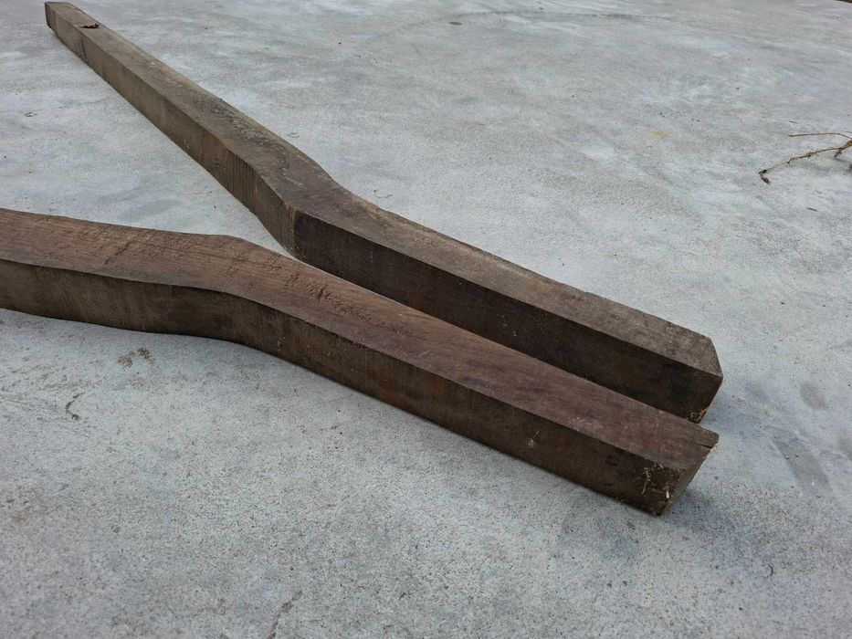 Śnice do wozu konnego Dębowe Impregnowane