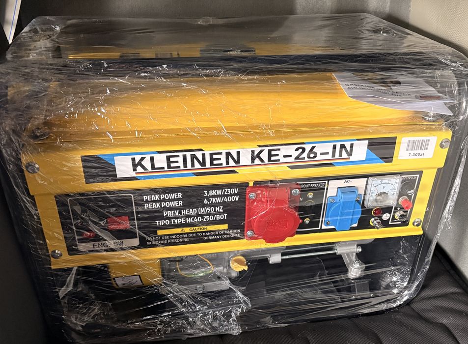 Agregat prądotwórczy Kleinen KE-26-IN  400v - 230v  6,7 kWt