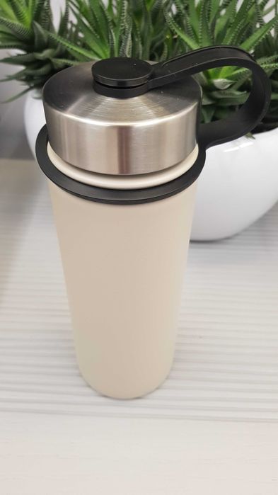 NOWY elegancki kubek, butelka termiczna ze stali nierdzewnej, 530ml