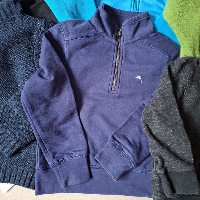 Zestaw 6 szt ciepłe bluzy r 98