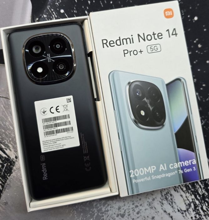 Redmi note 14 pro+5g.   12 + 12g 512g камера 200
