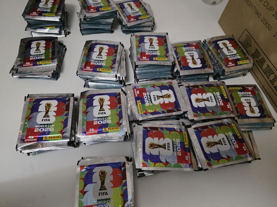 Lote de 65 cromos do mundial 2026 oficial da Panini