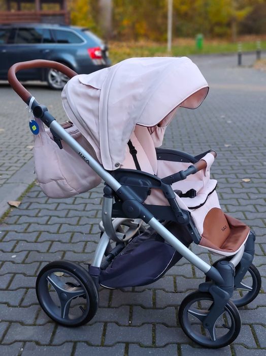 Śliczny wózek dla dziewczynki Bebetto Luca 2w1