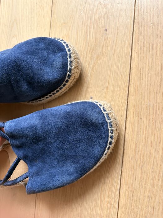 Mega wygodne zamszowe espadryle 38 kanna