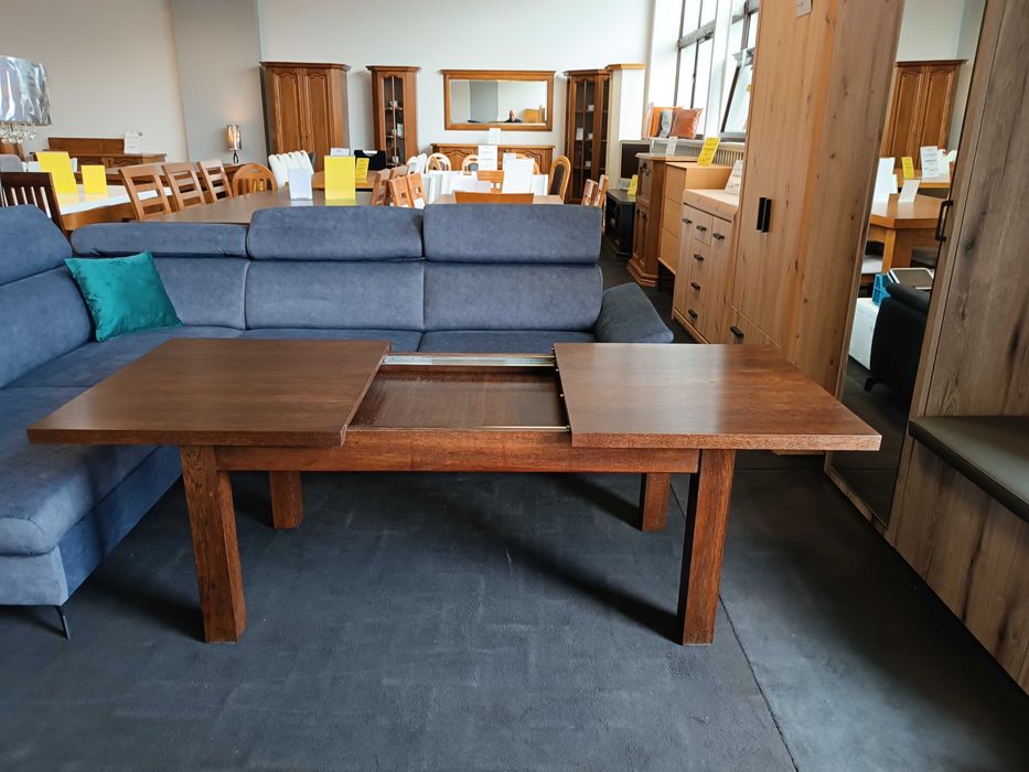 Ława Dębowa 140cm, ROZKŁADANA, Kuba, Wyprzedaż -50% = Meble Pyka