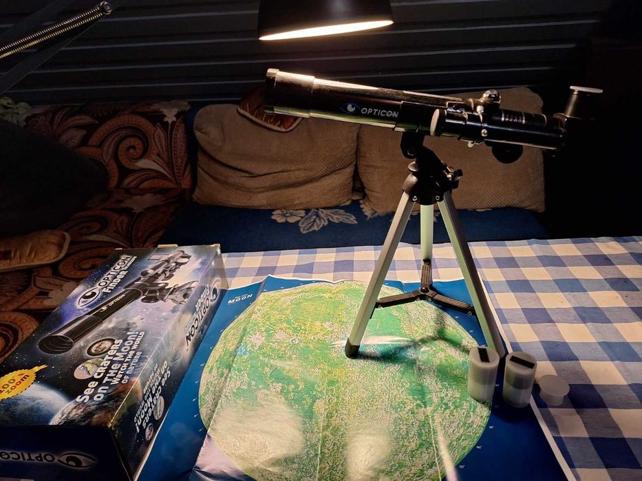 Teleskop Opticon Finder 40040 – Zestaw 100x Zoom + Mapa Księżyca