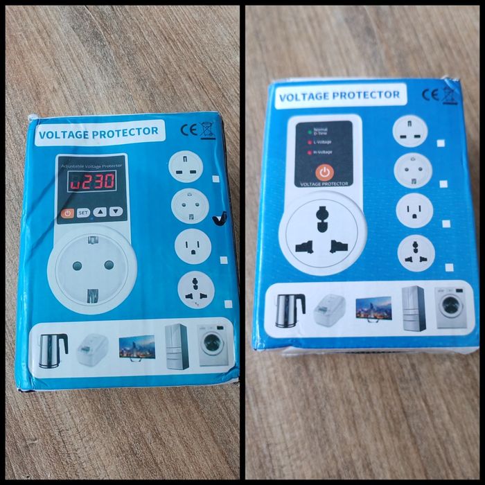 Реле напруги в розетку TAXNELE 16А 230 вольт з дисплеєм реле захисту